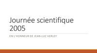 J.L. Verley - Représentations graphiques by Conférences
