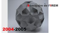É. Lehman - Réduire la géométrie à de l'algèbre by Séminaire de l'IREM de Paris